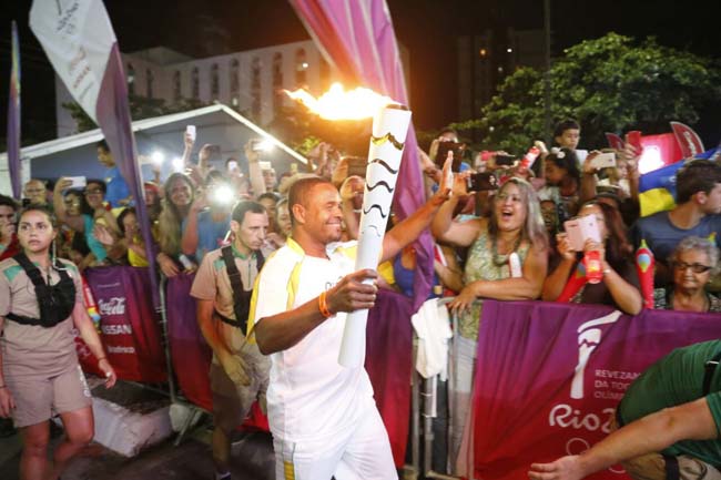 Revezamento da tocha olimpica em Ilheus entrou para a historia da cidade. foto Alfredo Filho Secom Ilheus 6